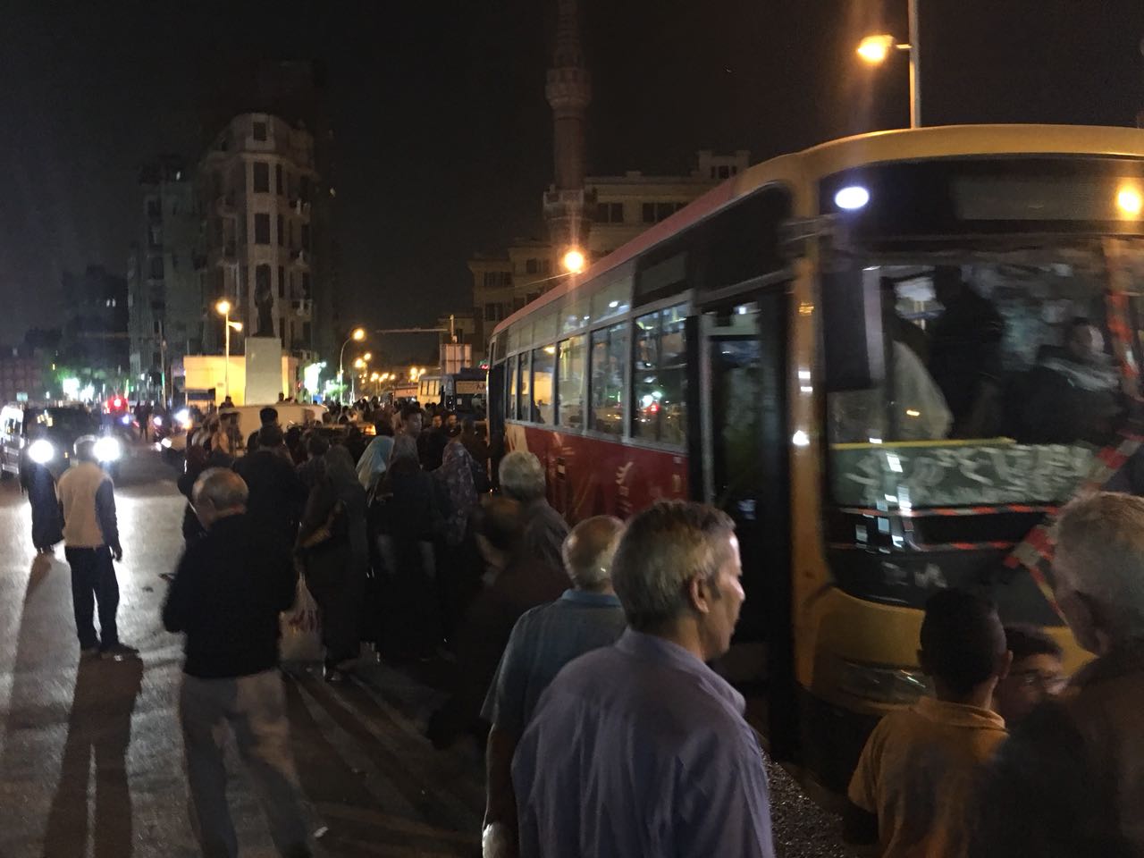 صورة من عملية التكدس