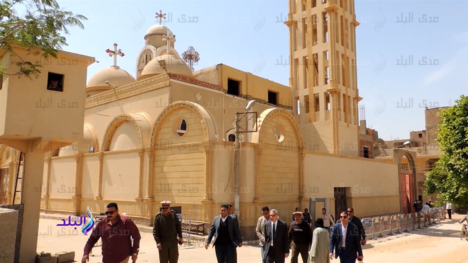 مدير أمن المنيا يتفقد تأمين الكنائس