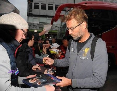 ليفربول يصل لفندق اقامته