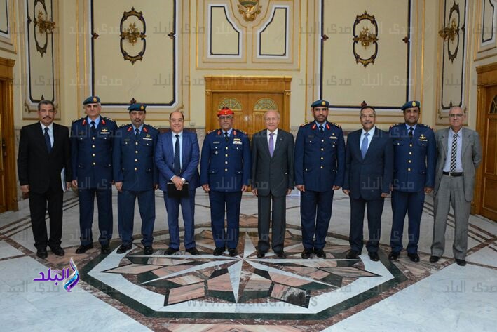 اللواء العصار والوفد الإماراتي اللواء العصار والوفد الإماراتي