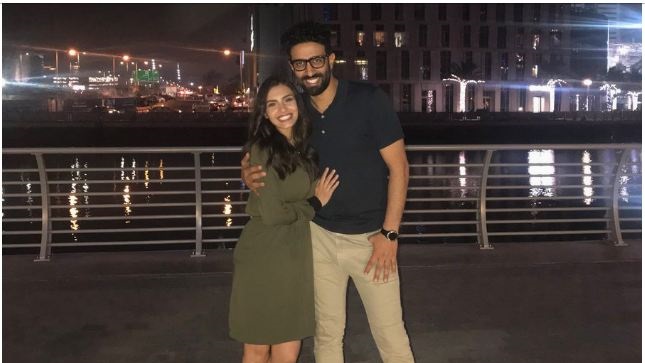  الملحن مصطفى جاد والمطربة كارمن سليمان 