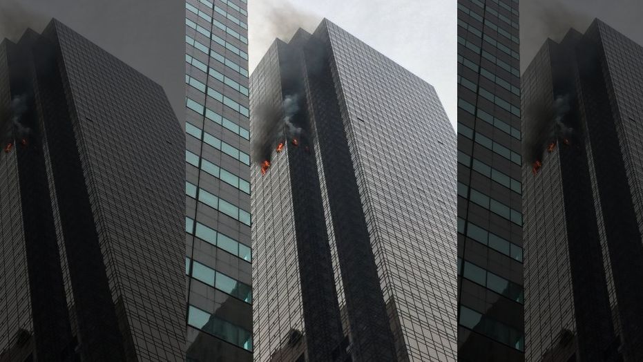 حريق ببرج ترامب