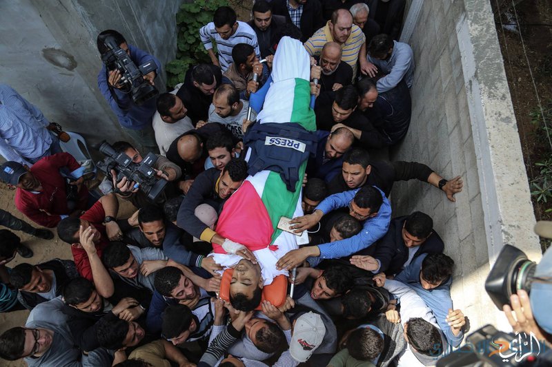 الصحفي الفلسطيني ياسر مرتجي