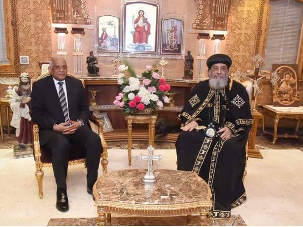 علي عبد العال والبابا تواضروس