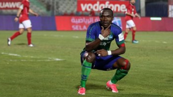 جون أنطوى مهاجم مصر المقاصة 