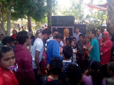 إقبال شديد من مواطني الوادي الجديد على الحدائق والمنتزهات