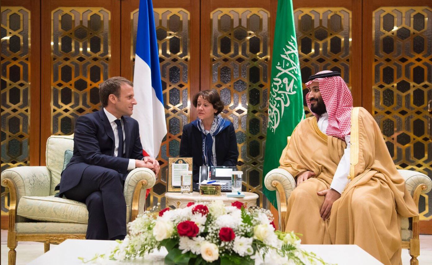 ولي العهد الأمير محمد بن سلمان والرئيس الفرنسي إيمانويل ماك ولي العهد الأمير محمد بن سلمان والرئيس الفرنسي إيمانويل ماك