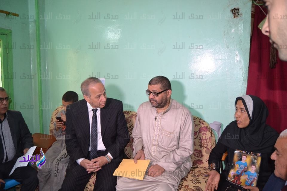 اسرة الطالب مصطفى احمد سعيد