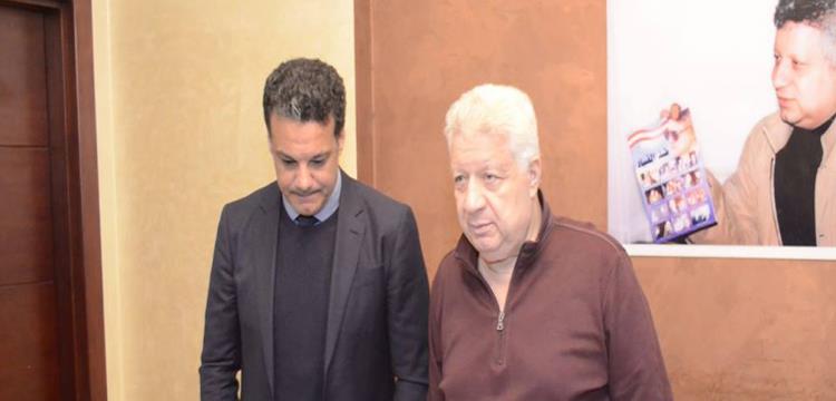 مرتضي منصور وايهاب جلال مرتضي منصور وايهاب جلال