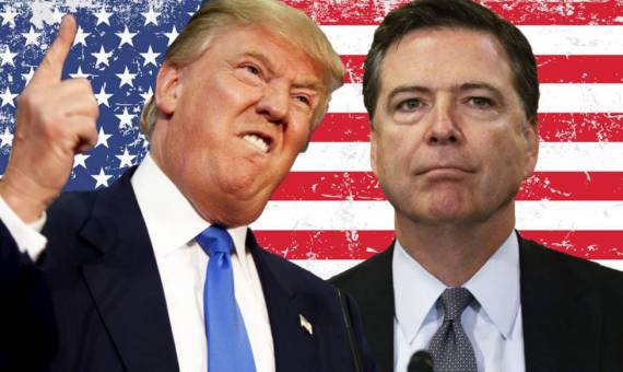 جيمس كومي رئيس "FBI" السابق ودونالد ترامب جيمس كومي رئيس "FBI" السابق ودونالد ترامب