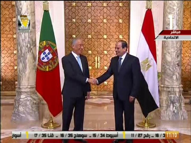 الرئيس السيسي ونظيره البرتغالي