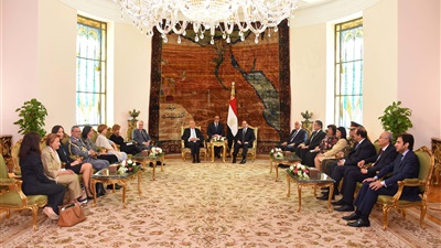 الرئيس السيسي ورئيس البرتغال 