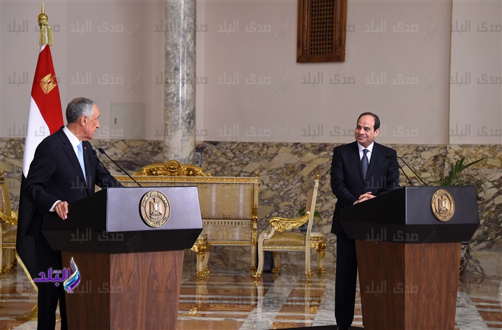 الرئيس عبد الفتاح السيسى ونظيره البرتغالي الرئيس عبد الفتاح السيسى ونظيره البرتغالي