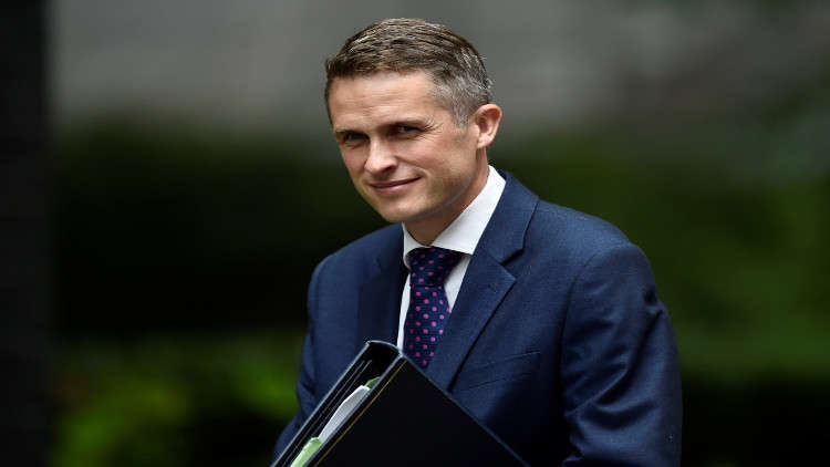 وزير الدفاع البريطاني ويليام جافيسون