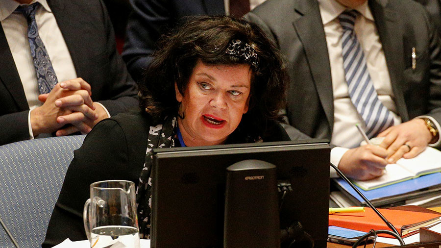 كارين بيرس المندوبة البريطانية في مجلس الأمن الدولي