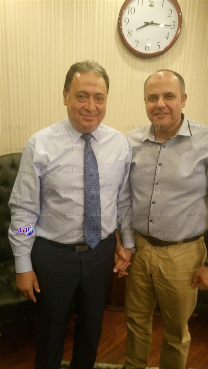 جانت من لقاء وزير الصحة ومدير مستشفي هليوبولس