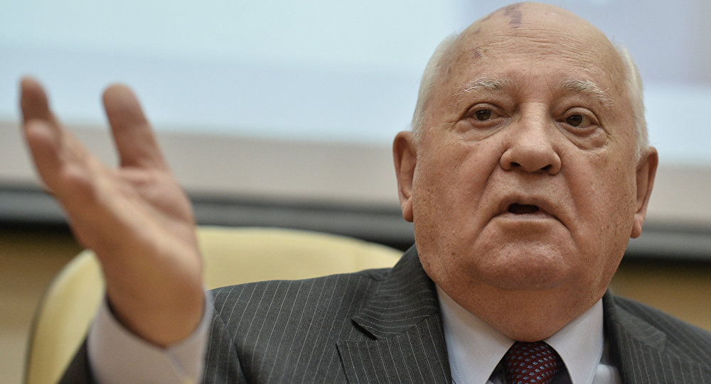 الرئيس الروسي الأسبق ميخائيل جورباتشوف الرئيس الروسي الأسبق ميخائيل جورباتشوف