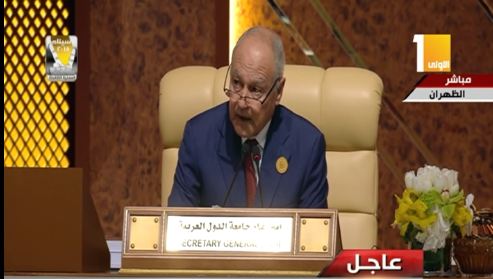 احمد أبو الغيط الامين العام لجامعة الدول العربية