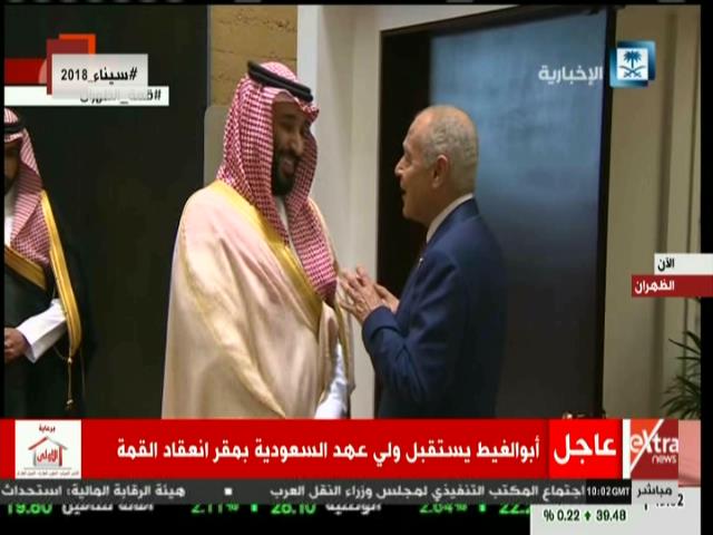 ولي العهد السعودي وأبو الغيط