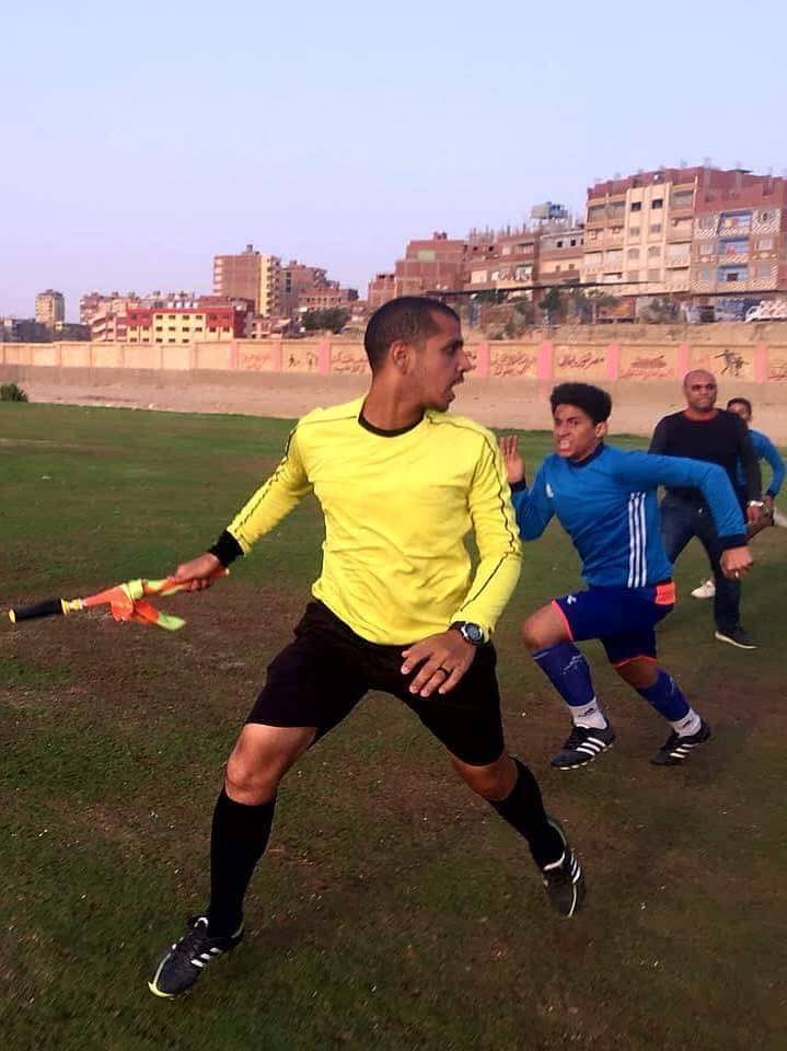 جانب من واقعة الضرب للحكام