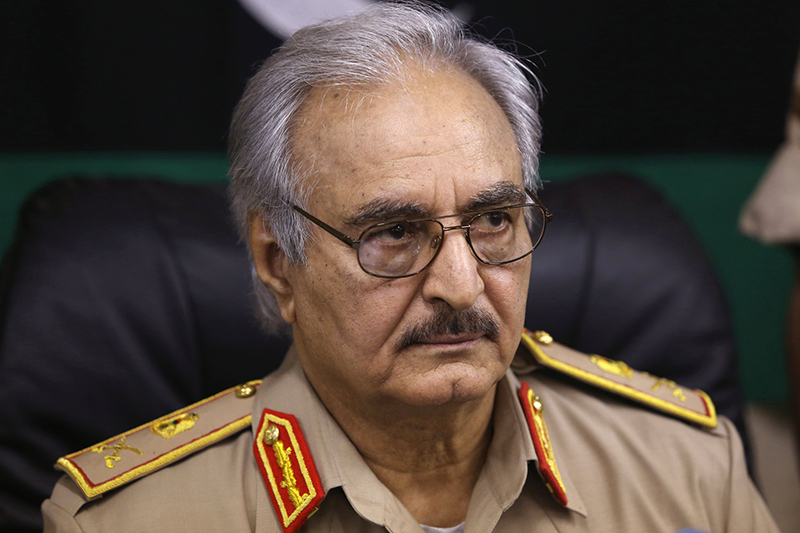المشير خليفة حفتر القائد العام للجيش الوطني الليبي 
