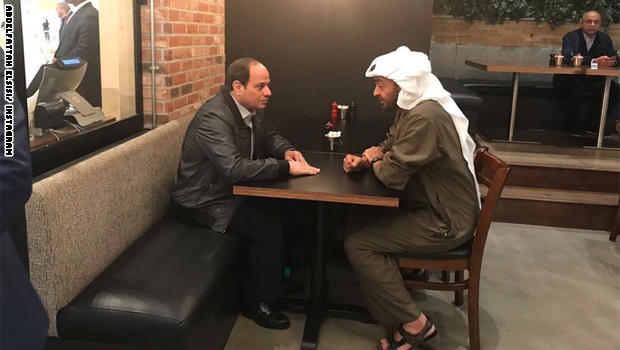 الرئيس السيسي والشيخ محمد بن زايد 