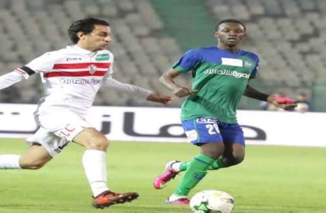 تراورى فى أحد مبارياته أمام الزمالك 