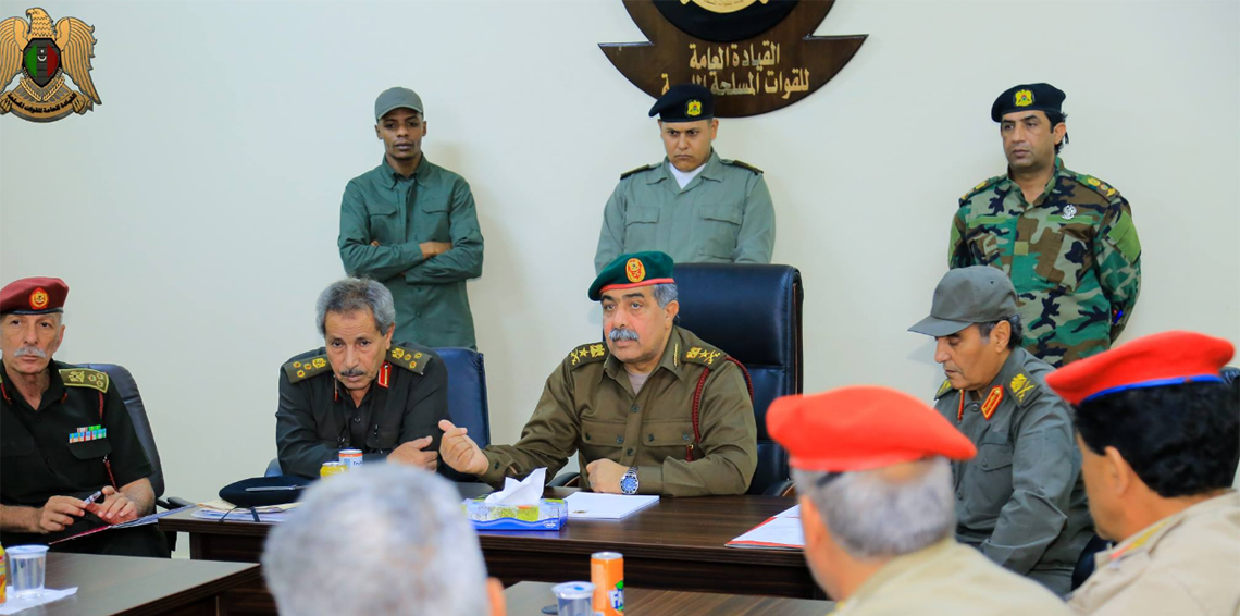 رئيس أركان الجيش الليبي الفريق عبدالرازق الناظوري