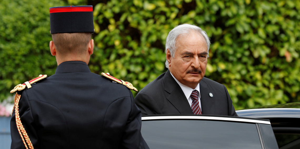 المشير خليفة حفتر القائد العام للجيش الليبي المشير خليفة حفتر القائد العام للجيش الليبي