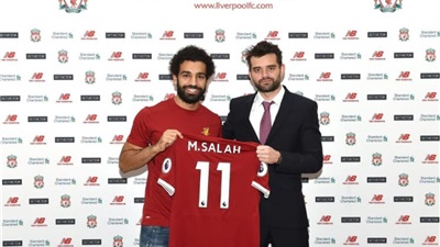 محمد صلاح ومدير أعماله 