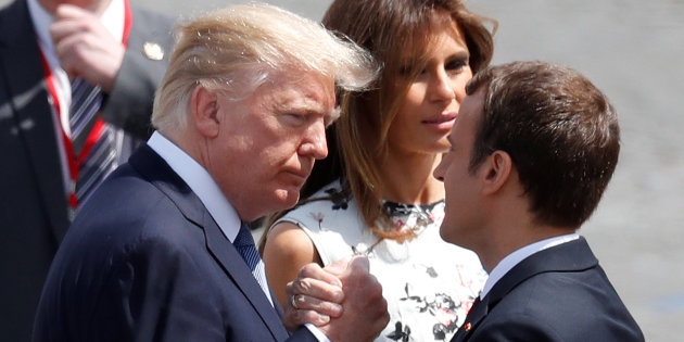 ماكرون وترامب 