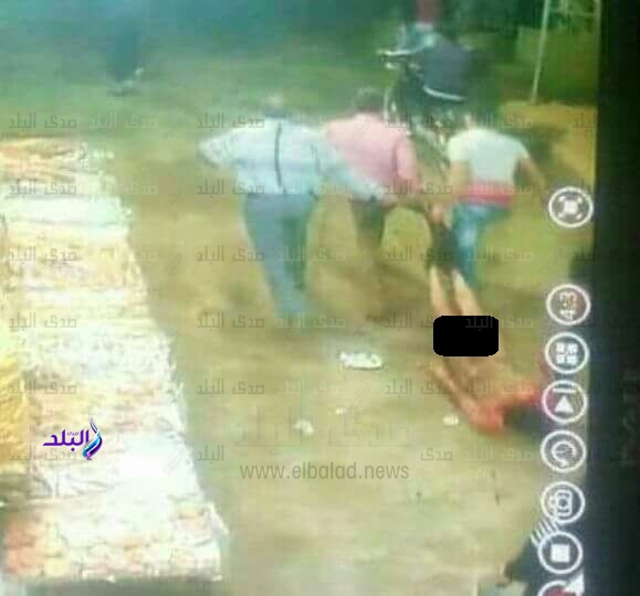 الشاب زين العابدين بعد سحله وقتله في صفط اللبن