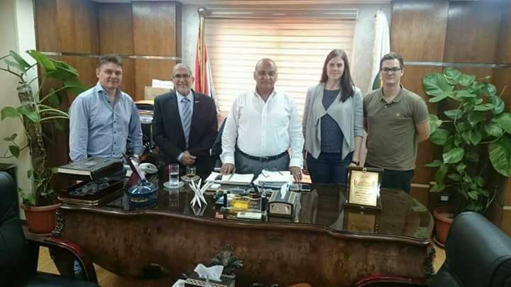 جانب من الزيارة جانب من الزيارة