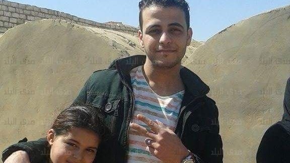 الشاب زين العابدين بعد سحله وقتله في صفط اللبن