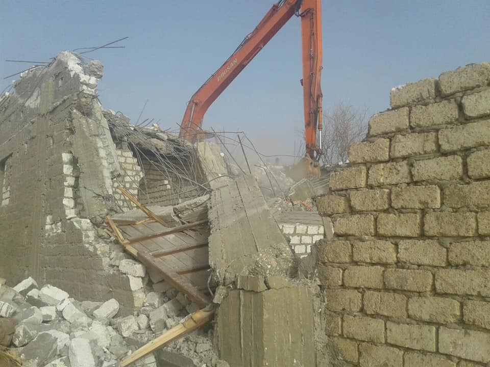 حالات تعدي علي الاراضي