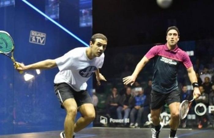 جانب من منافسات بطولة الجونة للاسكواش