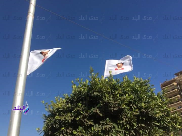 استاد طنطا يتزيين بأعلام وريات «صلاح»
