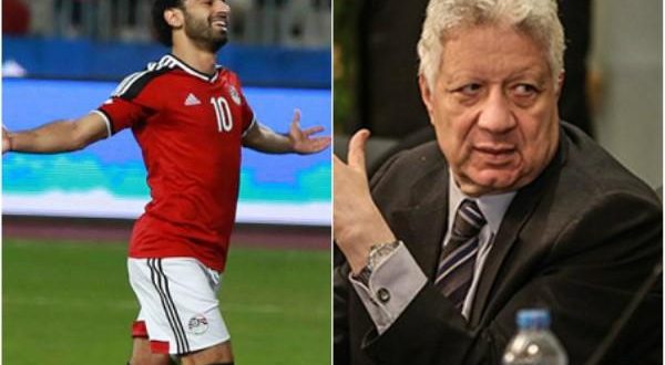 محمد صلاح ومرتضي منصور 