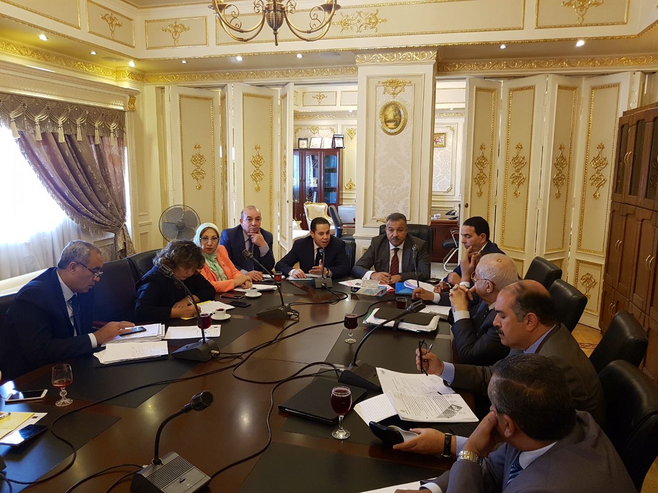 بدوى خلال اجتماعه بلجنة الصحة بمجلس النواب 