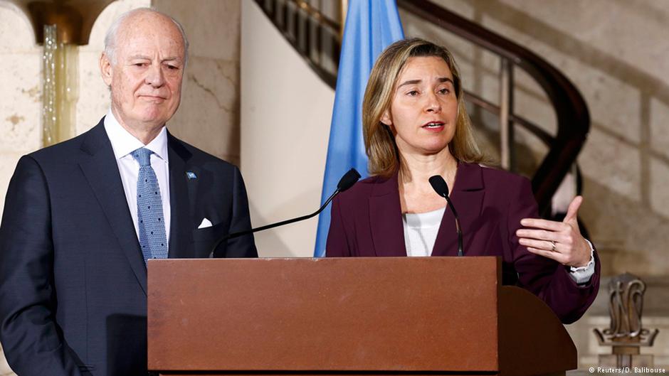 فيديريكا موجيريني و دي ميستورا