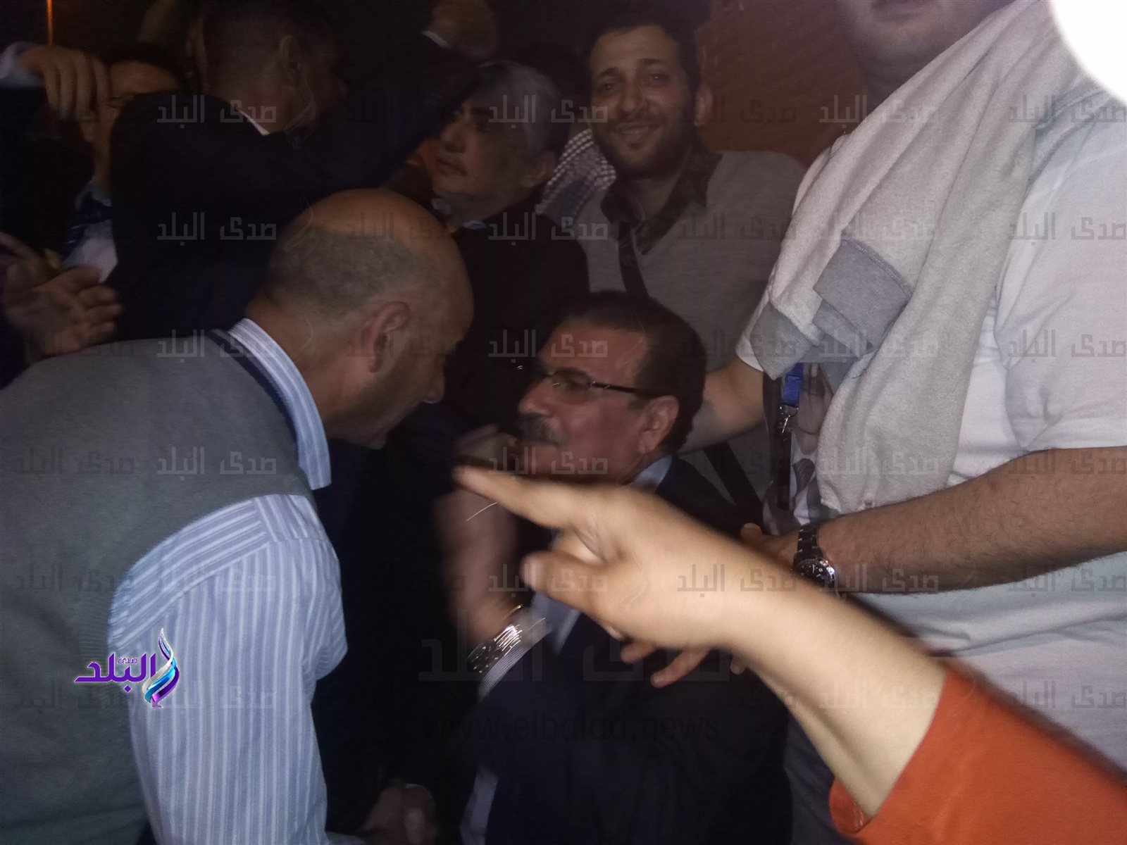 المهندس هانى ضاحي وسط انصاره المهندس هانى ضاحي وسط انصاره