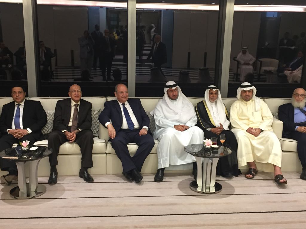 جانب من استقبال الوفد القضائي جانب من استقبال الوفد القضائي