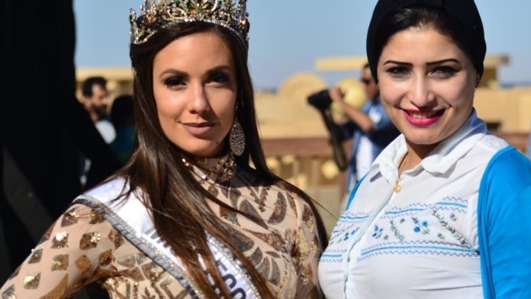 أمبر برناشى مع محررة صدى البلد 