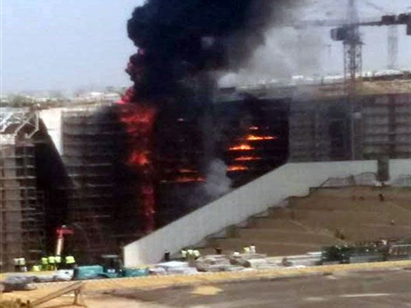 حريق المتحف المصرى الكبير حريق المتحف المصرى الكبير