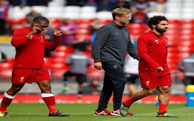 محمد صلاح فى تدريبات ليفربول 