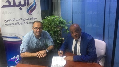 رمضان السيد يوقع عقود تدريب سيراميكا مع معتز البطاوى رمضان السيد يوقع عقود تدريب سيراميكا مع معتز البطاوى
