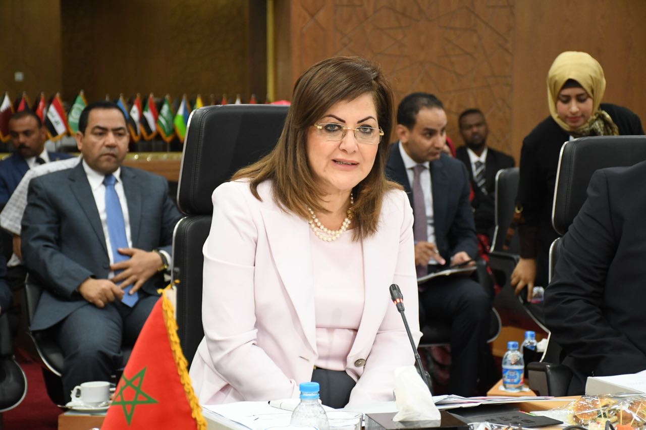 هالة السعيد وزيرة التخطيط والمتابعة والإصلاح الإداري