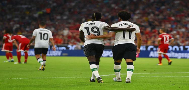 صلاح مع مانى المرشح للجائزة صلاح مع مانى المرشح للجائزة