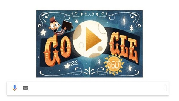 جوجل يحتفل بفيلم "الرجوع إلى القمر"