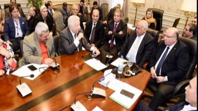 مرتضى وخالد عبدالعزيز فى البرلمام 